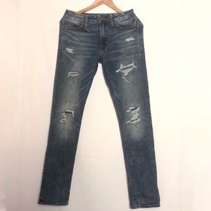 American Eagle Medium Destroy Slim Jeans